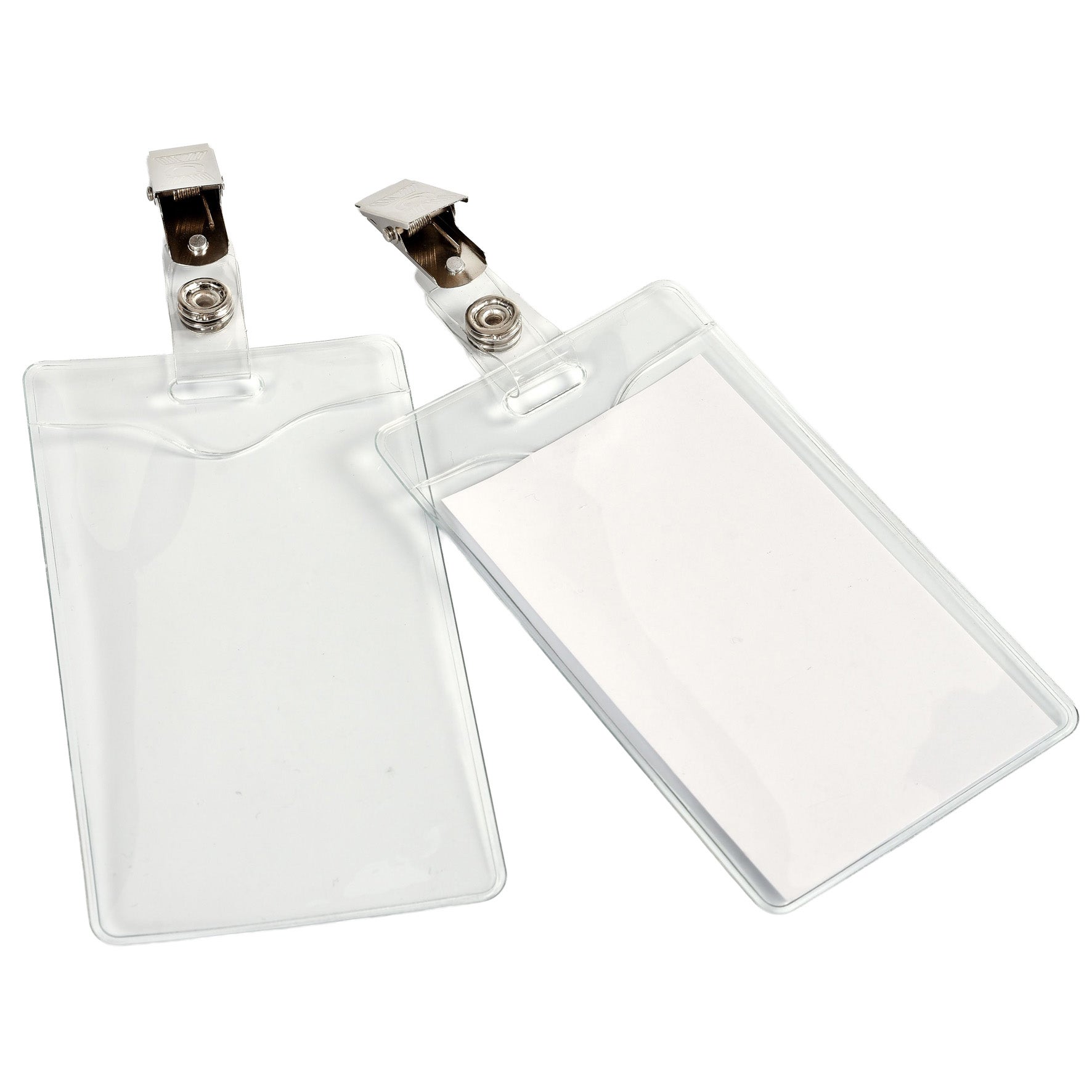 Namnskylt clips 60x90 mm stående 10-pack