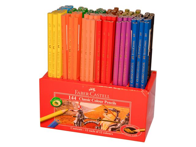 F&auml;rgpenna FABER-CASTELL 12x12 f&auml;rger
