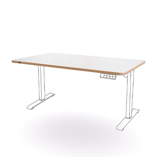 Bordsskiva LEITZ 140x80cm vit