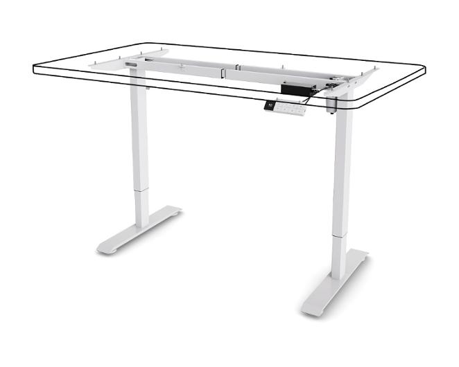 Stativ LEITZ höj/sänk vit