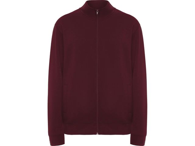 Sweater zip PF ulan unisex vinröd 3XL