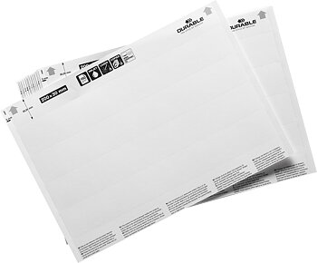 Etiketter 3x20cm vit 80/fp