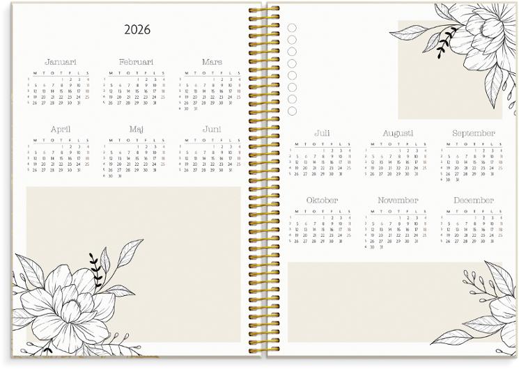 Kalender Life Planner Bloom 26/27