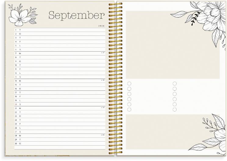 Kalender Life Planner Bloom 26/27