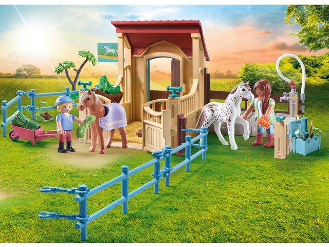 PLAYMOBIL Ridstall 100 delar