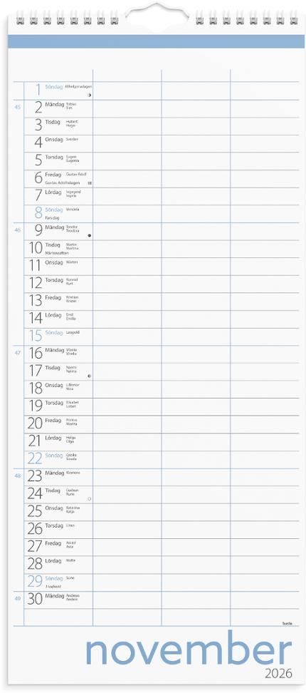 Familjekalender Lilla 26/27