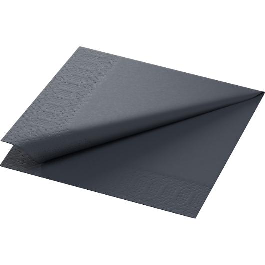Servett 3-lags 33x33cm svart 125/fp