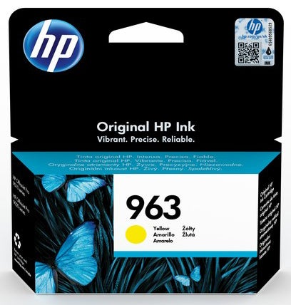 Bläckpatron HP 963 3JA25AE gul