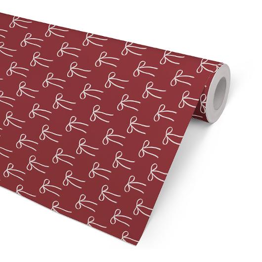 Julpapper Sweet bow 57cmx154m
