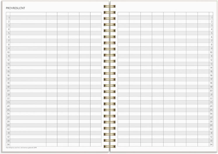 Kalender Study Story A5 blomma 26/27