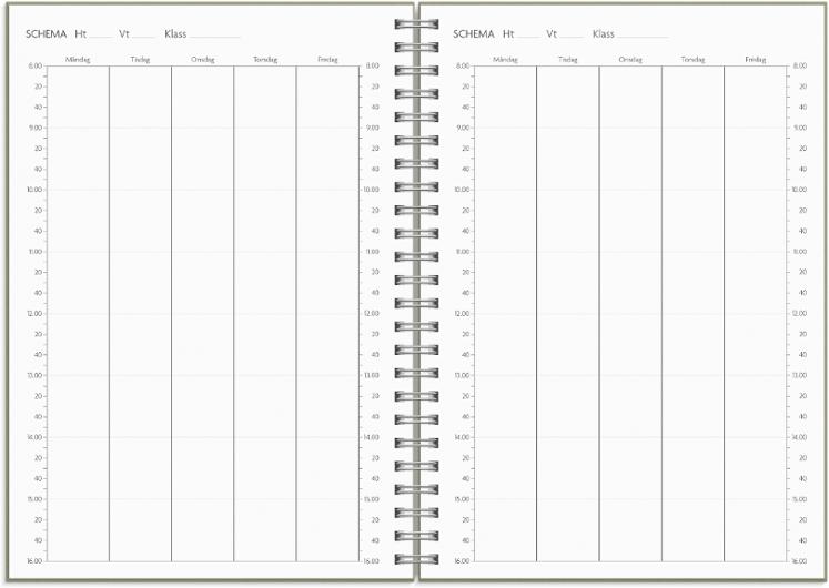 Kalender Study Story A5 blad 26/27