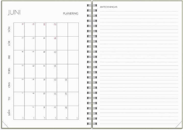 Kalender Study Story A5 blad 26/27