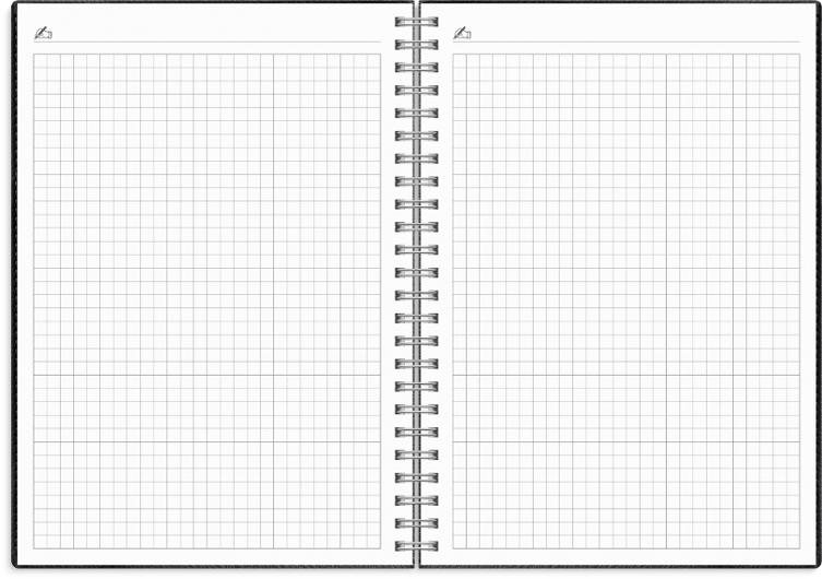 Kalender Study Twist A5 svart 26/27