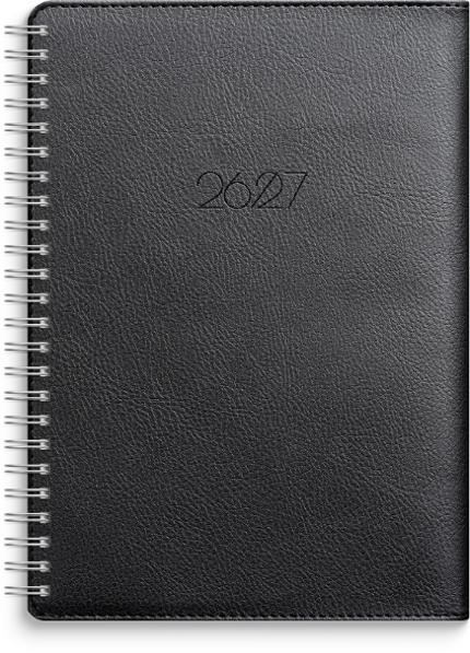 Kalender Study Twist A5 svart 26/27