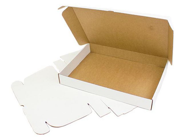 Självlåsande låda 220x143x62mm vit ES19