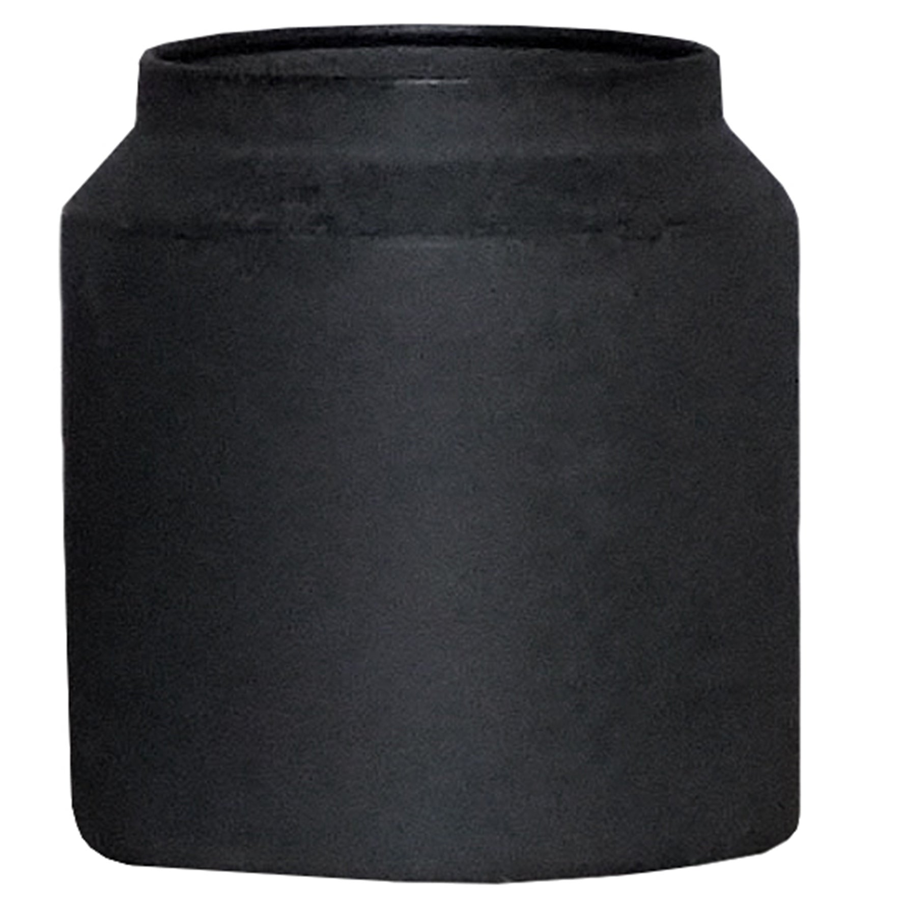 Kruka Milkman Ø 14 cm H 16 cm svart