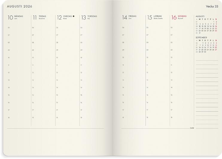 Kalender Agency Forma Deluxe A5 26/27