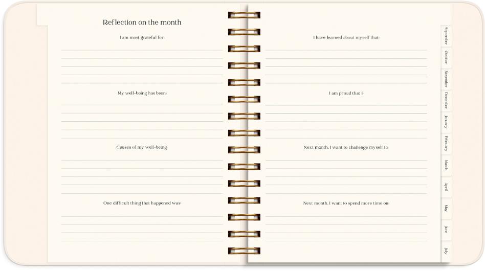 Kalender Life Planner Flowers A5 26/27