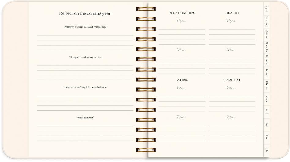 Kalender Life Planner Flowers A5 26/27