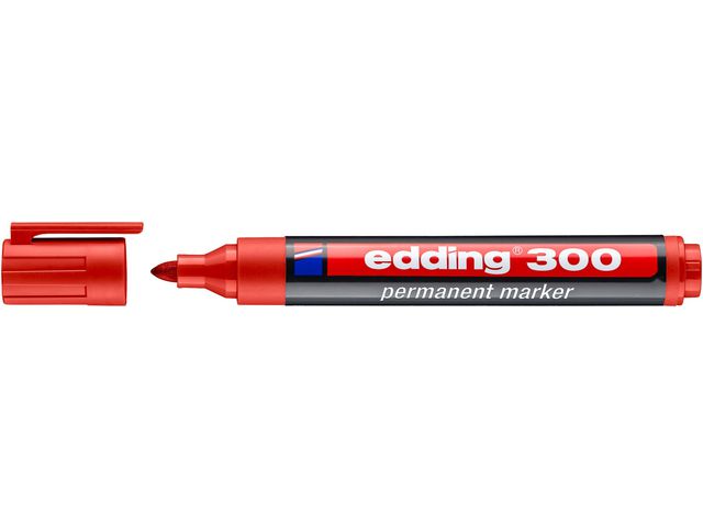 Märkpenna EDDING 300 röd