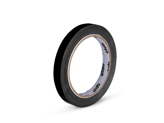 Tejp märk PVC 9mmx66m svart