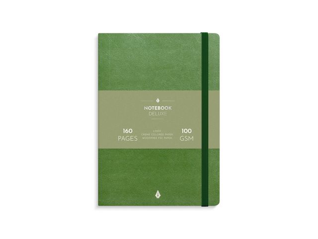 Anteckningsbok BURDE Deluxe A5 grön