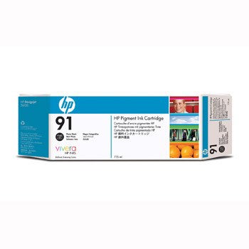 Bläckpatron HP 91 C9465A foto svart