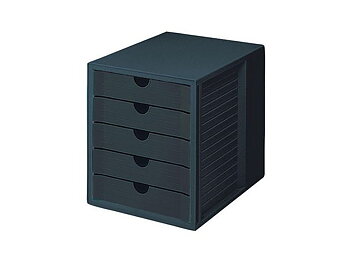 Blankettbox HAN 5 lådor svart