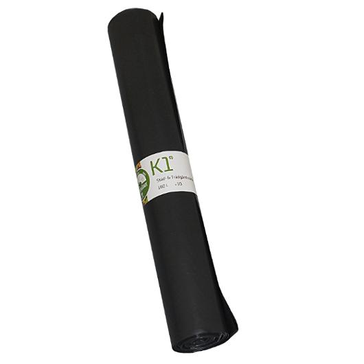 Plastsäck LD K1 R60% 160L 45my sv 10/rl