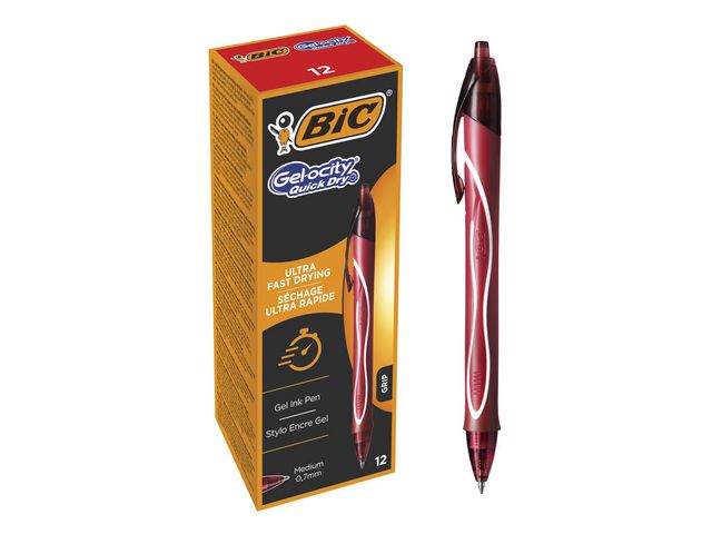 Gelpenna BIC Gelocity Quick Dry röd