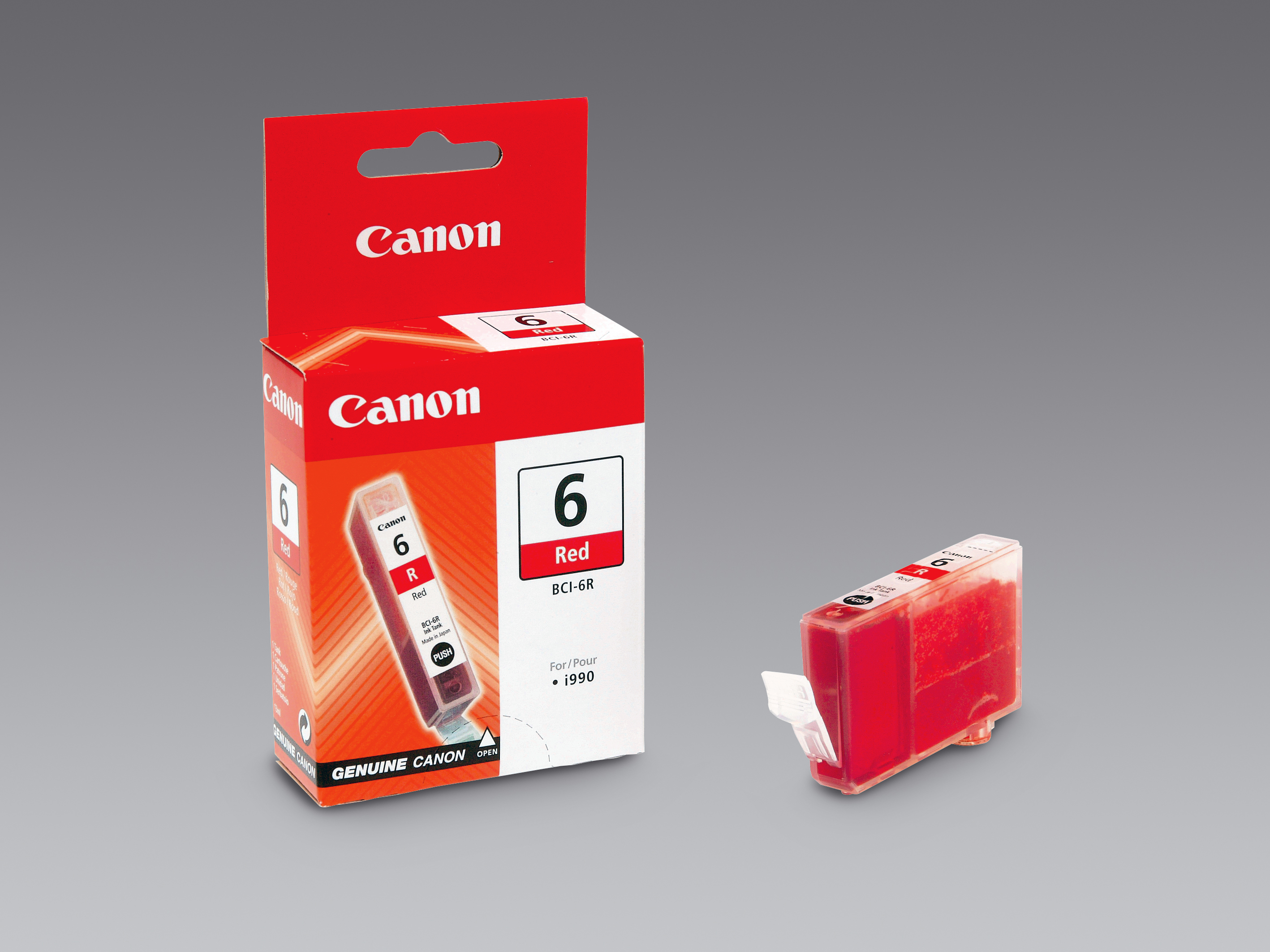 Bläckpatron Canon BCI-6R röd