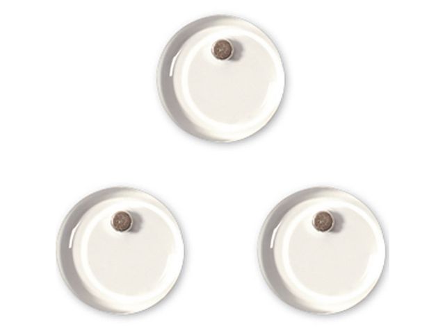 Magnetknappar Crystal 30mm transp. 3/fp