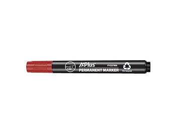 Märkpenna A PLUS eco rund 1-3mm röd