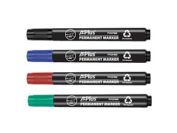 Märkpenna A PLUS eco rund 1-3mm 4/fp