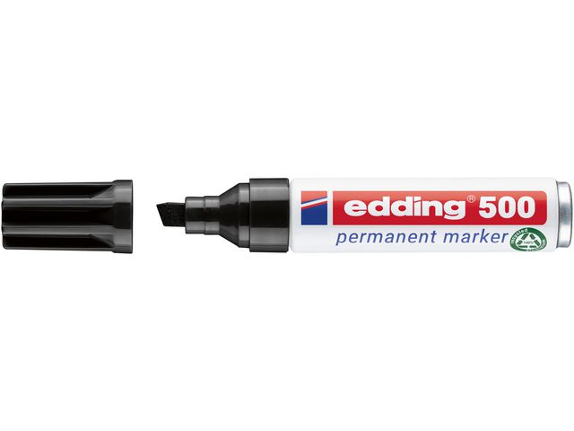 Märkpenna EDDING permanent 500 svart