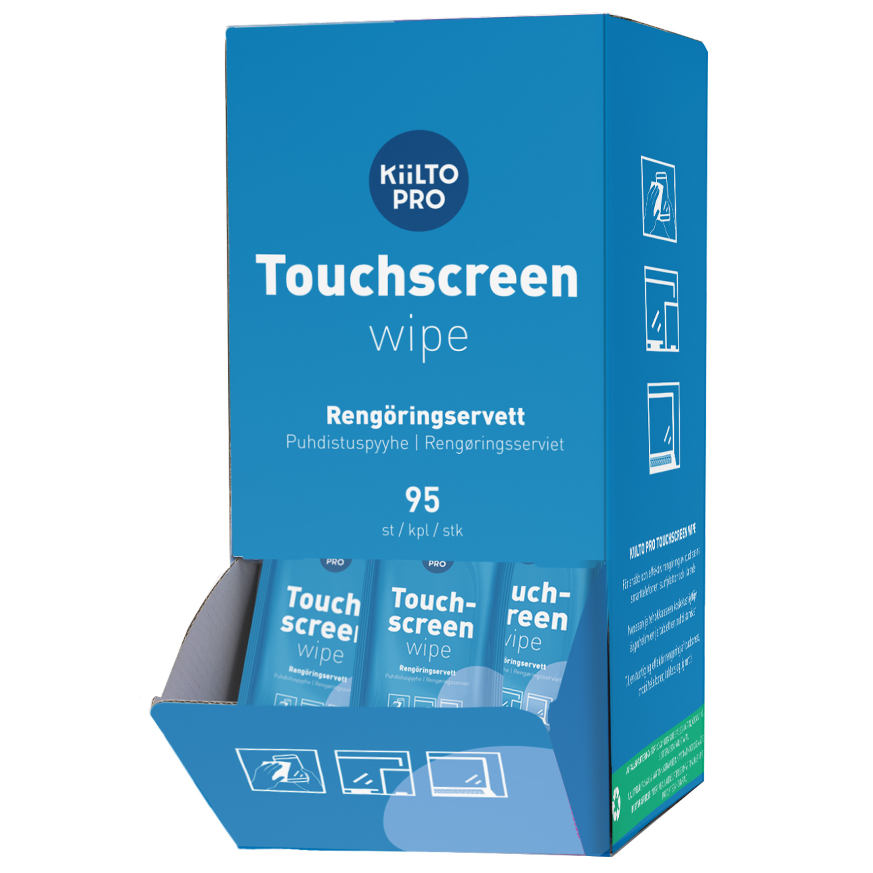 Anticbac Screen wipes, 95 st