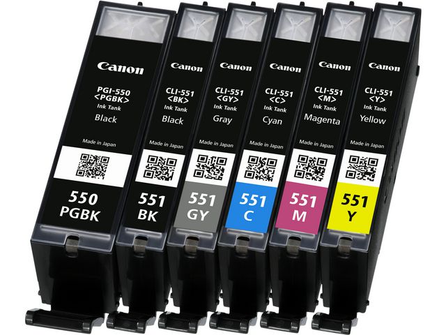 Bläckpatron CANON CLI-551XL grå