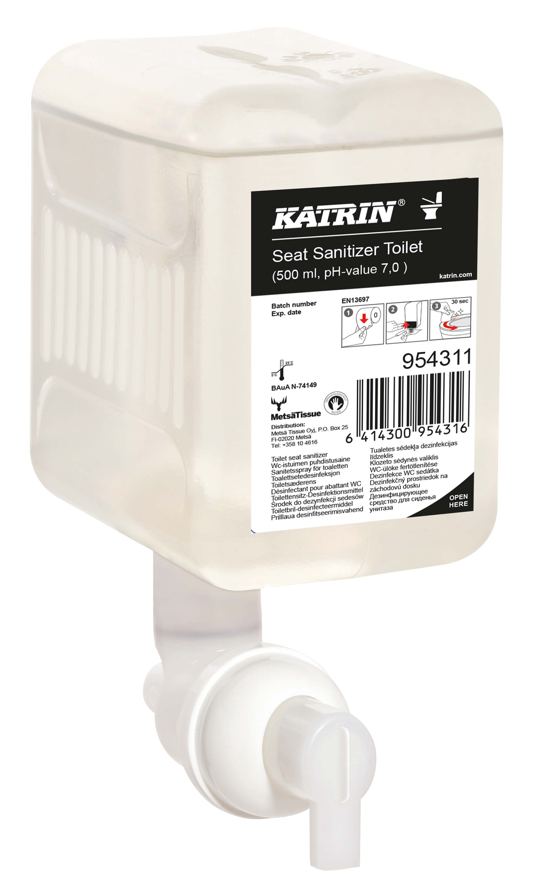Desinfektion för toalettrengöring 500 ml Katrin