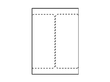 Transportetikett laser 105x220mm 500/fp