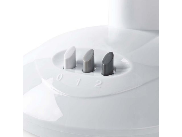 Bordsfläkt NEDIS 23 cm 22W plast vit