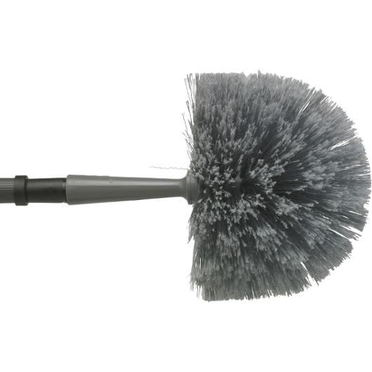Dammvippa med teleskopskaft 1070 - 1730 mm Ø22 mm grå