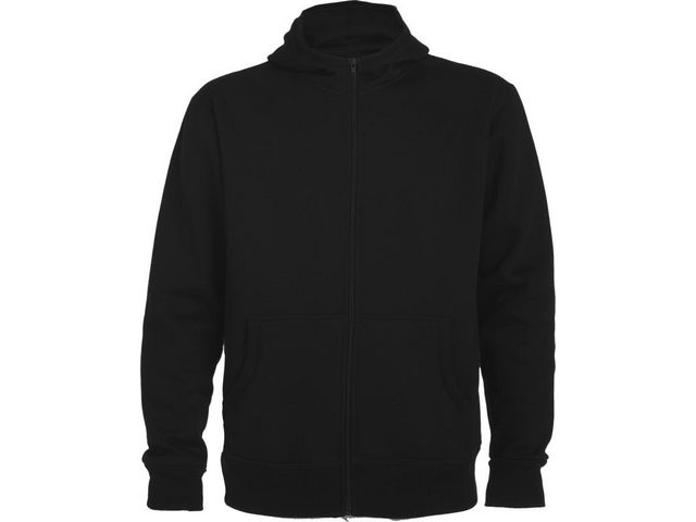 Hoodie zip ROLY Montblanc uni svart 3XL