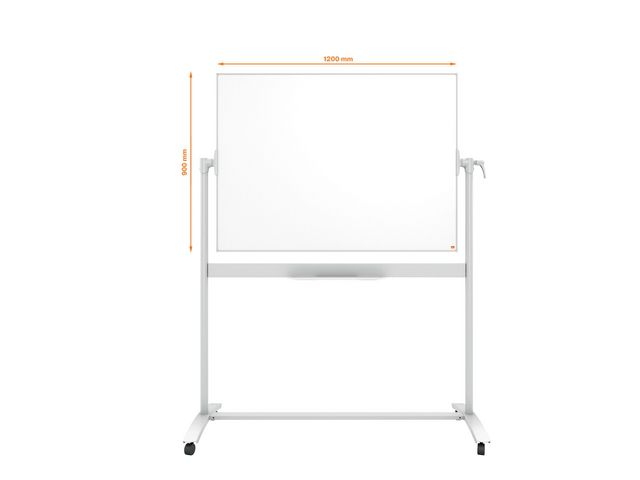 Whiteboard mobil NOBO stål 120x90cm