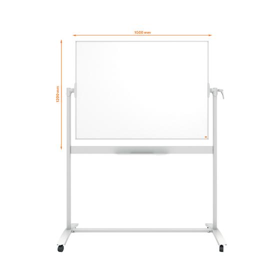 Whiteboard mobil NOBO stål 150x120cm
