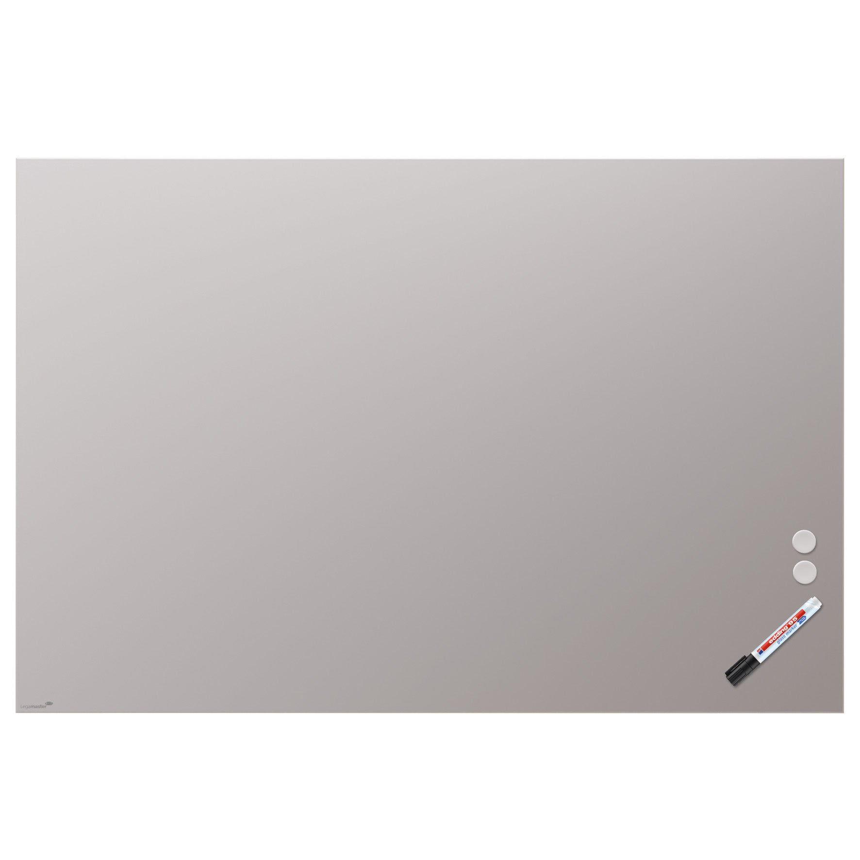 Glastavla matt 100x150 cm warm grey