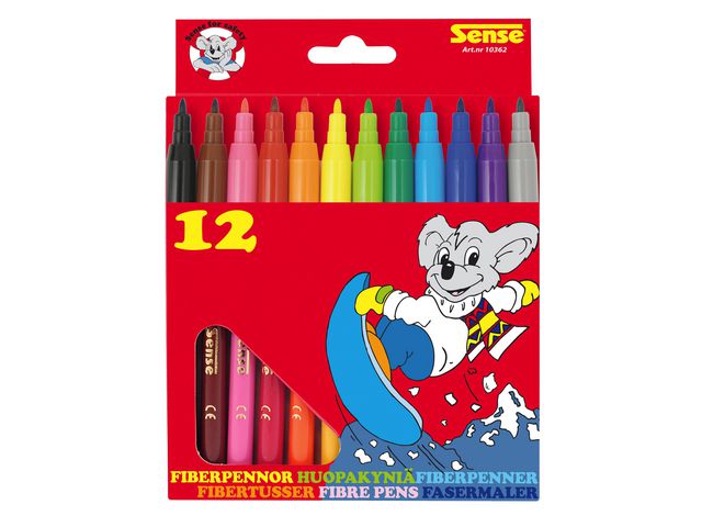 Fiberpenna SENSE 12 f&auml;rger