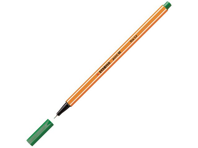 Fineliner STABILO Point 88 gr&ouml;n