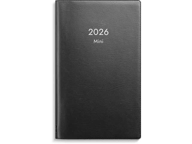 Kalender Mini svart 2026