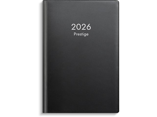 Kalender Prestige 2026 plast svart