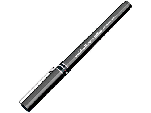 Bl&auml;ckkulpenna UNI-BALL Deluxe 155 svart